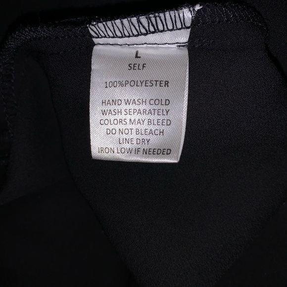 🚨HOSTPICK 🛍️Black Fashion Nova top open back tie around no collar zip up top🎁 - Picture 12 of 16